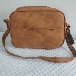 Vintage Scovill Luggage Carry On Travel Shoulder Bag With Adjustable Strap Feet